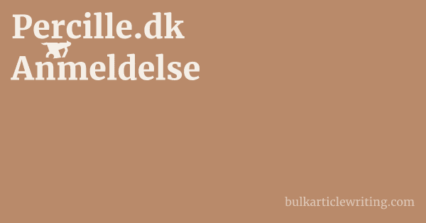 Percille.dk Anmeldelse 1 by Partners