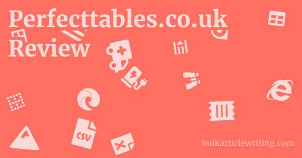 Perfecttables.co.uk Review 1 by
