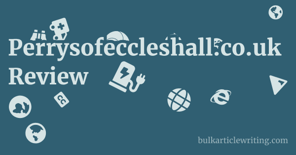 Perrysofeccleshall.co.uk Review 1 by