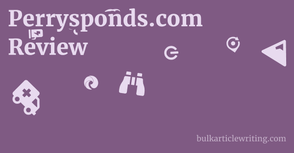Perrysponds.com Review 1 by