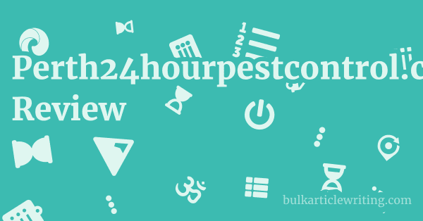 Perth24hourpestcontrol.com.au Review 1 by Partners