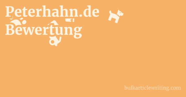 Peterhahn.de Bewertung 1 by