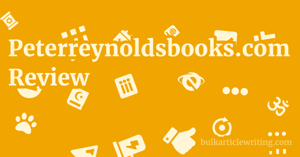 Peterreynoldsbooks.com Review 1 by