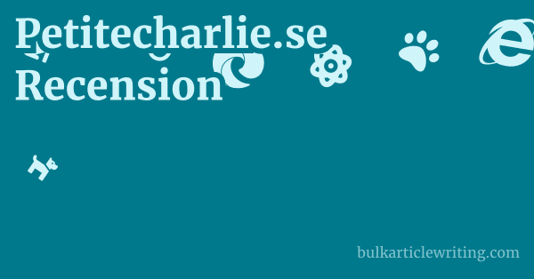 Petitecharlie.se Recension 1 by