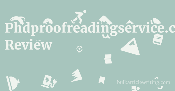 Phdproofreadingservice.co.uk Review 1 by