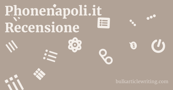 Phonenapoli.it Recensione 1 by