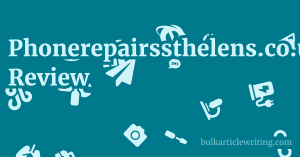 Phonerepairssthelens.co.uk Review 1 by