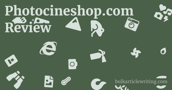 Photocineshop.com Review 1 by