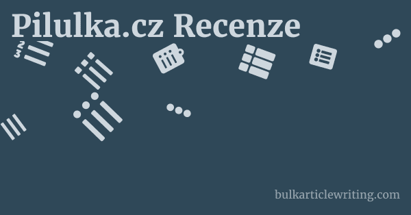 Pilulka.cz Recenze 1 by