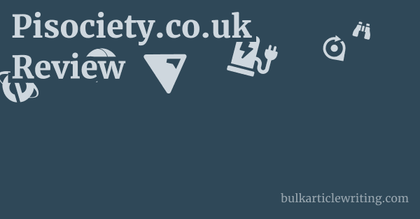 Pisociety.co.uk Review 1 by