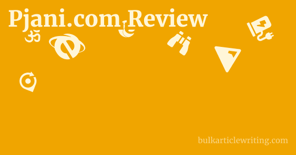 Pjani.com Review 1 by