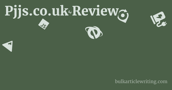 Pjjs.co.uk Review 1 by