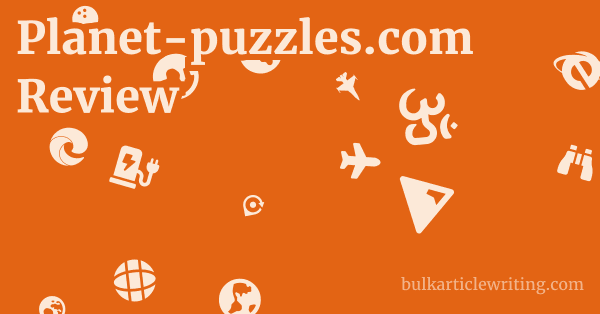 Planet-puzzles.com Review 1 by