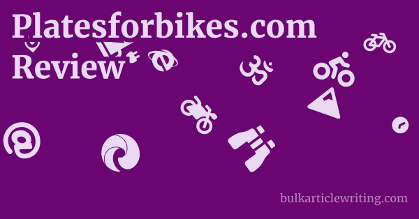 Platesforbikes.com Review 1 by