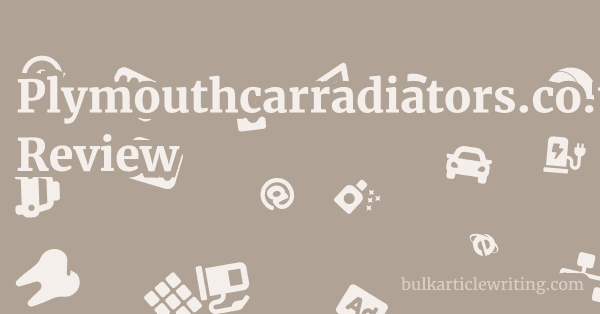 Plymouthcarradiators.co.uk Review 1 by
