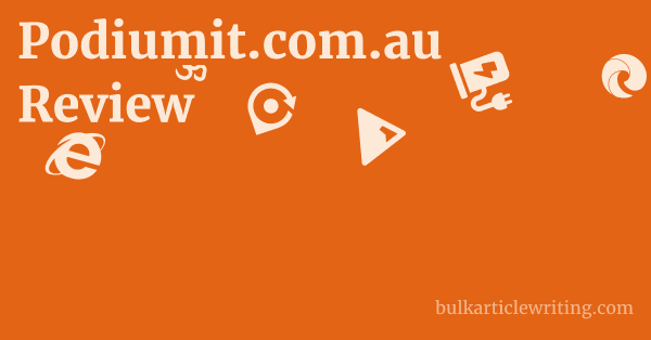Podiumit.com.au Review 1 by