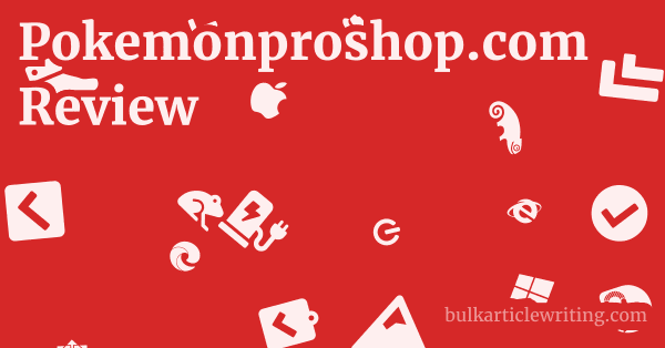 Pokemonproshop.com Review 1 by