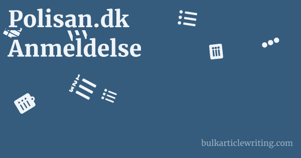 Polisan.dk Anmeldelse 1 by