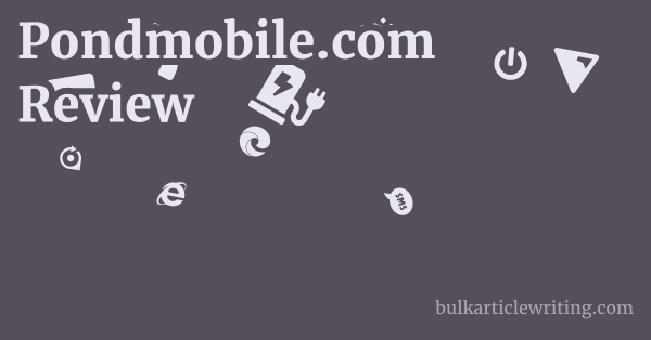 Pondmobile.com Review 1 by