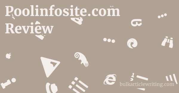 Poolinfosite.com Review 1 by Partners