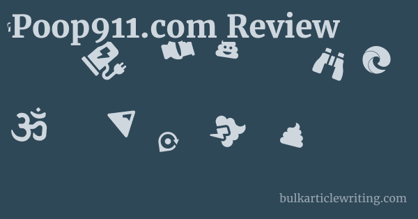 Poop911.com Review 1 by