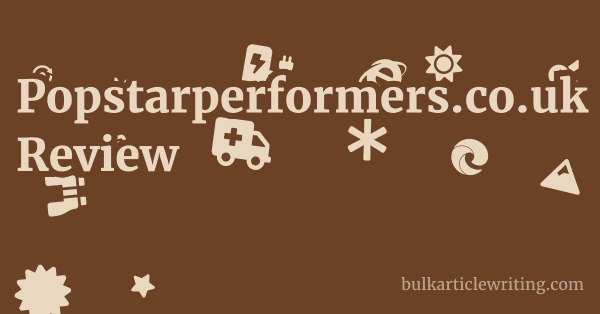 Popstarperformers.co.uk Review 1 by
