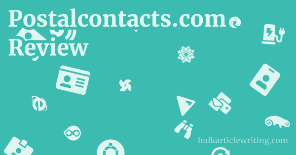 Postalcontacts.com Review 1 by