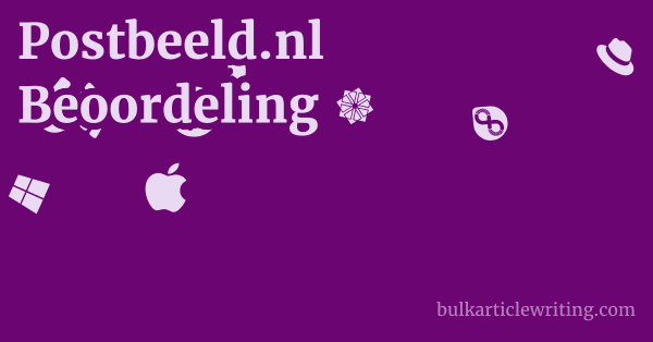 Postbeeld.nl Beoordeling 1 by