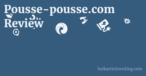 Pousse-pousse.com Review 1 by