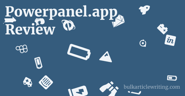 Powerpanel.app Review 1 by Partners
