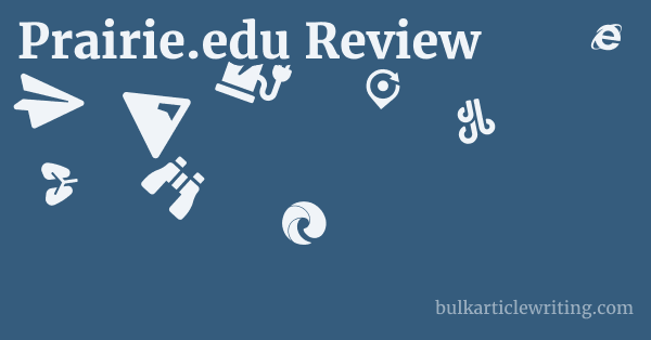 Prairie.edu Review 1 by