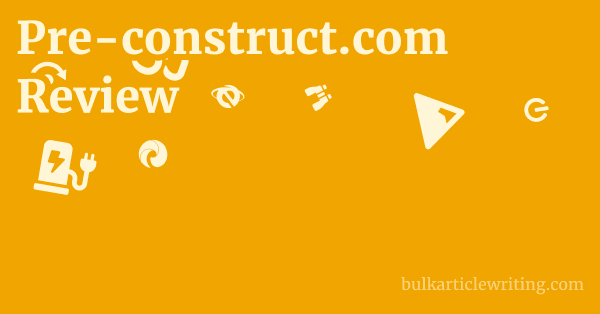 Pre-construct.com Review 1 by