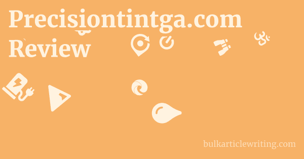 Precisiontintga.com Review 1 by