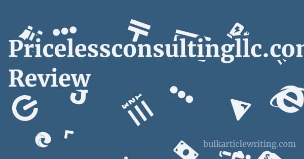 Pricelessconsultingllc.com Review 1 by