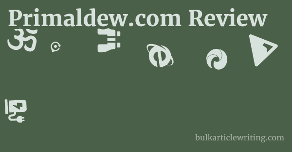 Primaldew.com FAQ 1 by