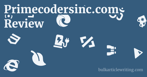 Primecodersinc.com Review 1 by