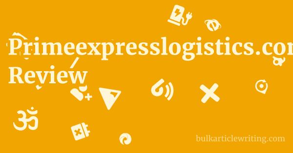 Primeexpresslogistics.com Review 1 by