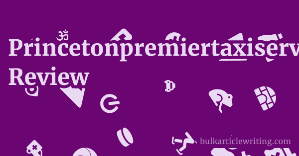 Princetonpremiertaxiservice.com Review 1 by