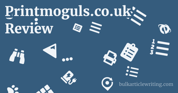 Printmoguls.co.uk Review 1 by
