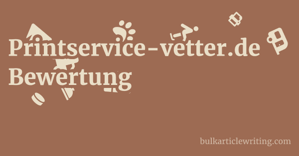 Printservice-vetter.de Bewertung 1 by