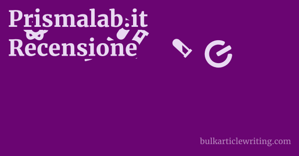 Prismalab.it Recensione 1 by