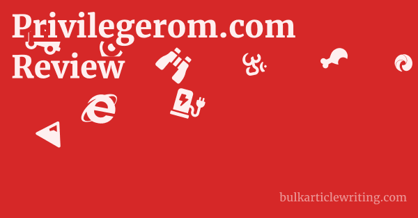 Privilegerom.com Review 1 by