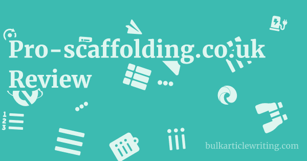 Pro-scaffolding.co.uk Review 1 by Partners