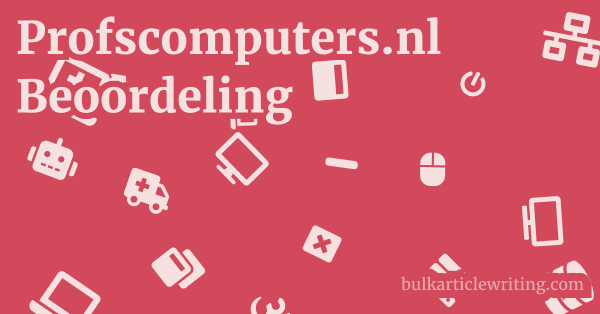 Profscomputers.nl Beoordeling 1 by
