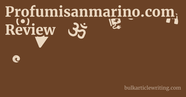 Profumisanmarino.com Review 1 by