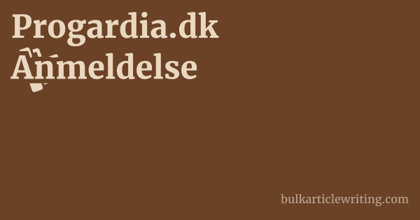 Progardia.dk Anmeldelse 1 by Partners