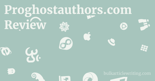 Proghostauthors.com Review 1 by