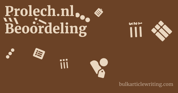 Prolech.nl Beoordeling 1 by