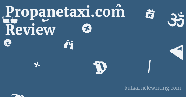 Propanetaxi.com Review 1 by Partners
