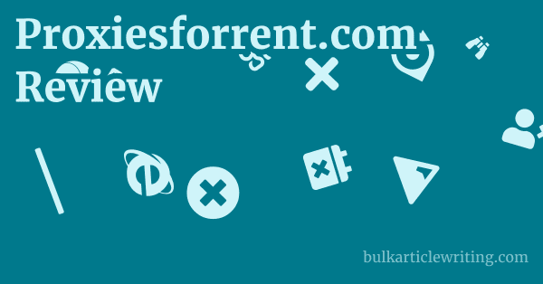 Proxiesforrent.com Review 1 by